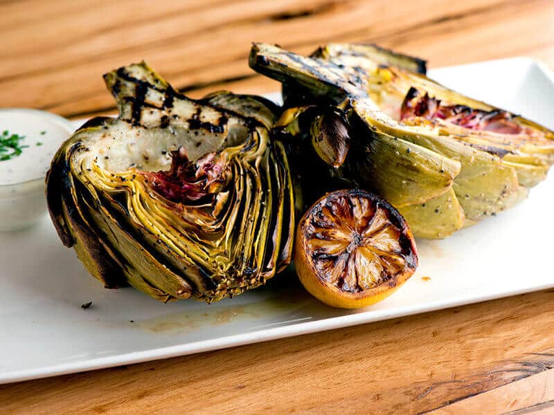 Artichokes Grilled