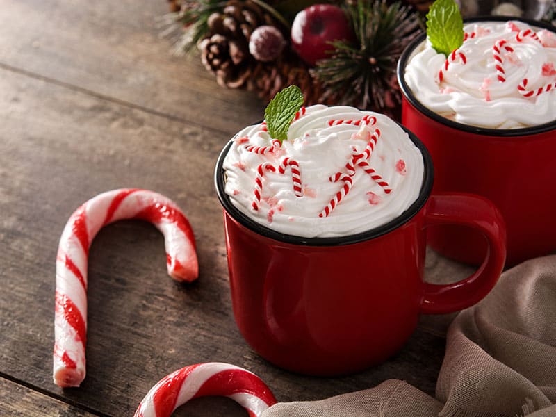Peppermint Coffee Mocha Decorated