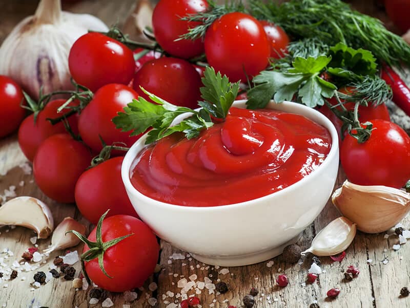Tomatoes Paste Ripe